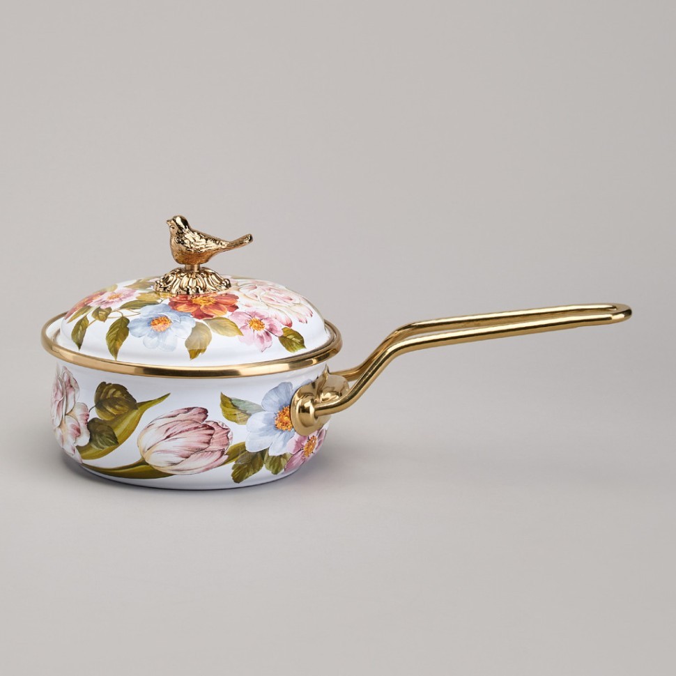 Ковш agness эмалированный, серия фландрия, 14см / 0,9л Agness (950-590)