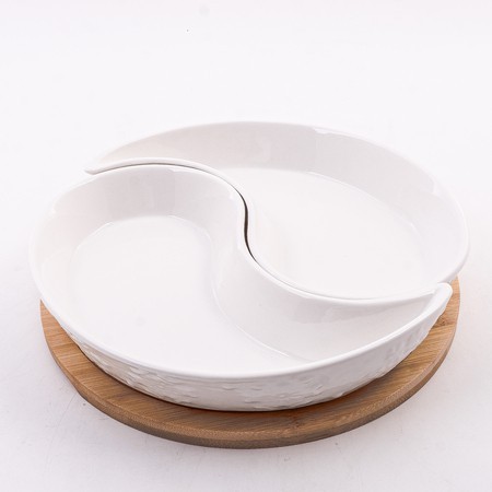 Менажница 2 секции с подставкой LR (60321)