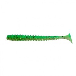 Виброхвост Helios Liny Catcher 2,35"/6 см, цвет Green Peas 12 шт HS-5-051 (77706)