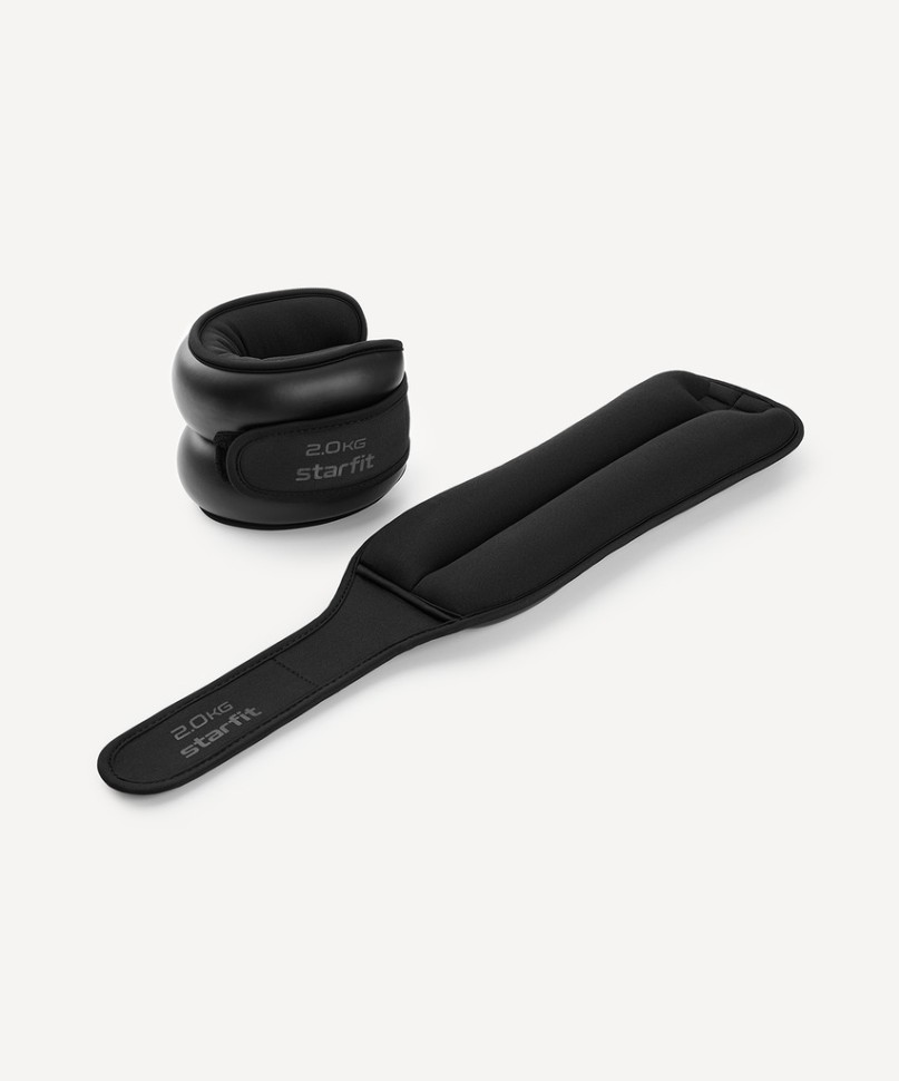 Утяжелители STARFIT WT-701, 2 кг, черный (2119094)