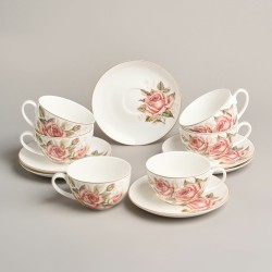 Чайный набор lefard "корейская роза" на 6 пер. 12 пр. 300 мл Lefard (590-680)