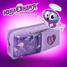 Пенал-косметичка Юнландия 1 отделение 2 карм "Flamingo" фиолетовый 20х6х8 см 270260 (1) (89756)