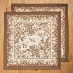 Набор салфеток из 2-х шт "rich garden",40х40см, 100% хлопок ,бежевый ,твил, Lefard (850-754-8) Набор салфеток из 2-х шт "rich garden",40х40см, 100% хлопок ,бежевый ,твил, Lefard (850-754-8)