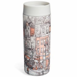 Термокружка город 350 мл, колба нерж.сталь 18/10 Agness (798-113)