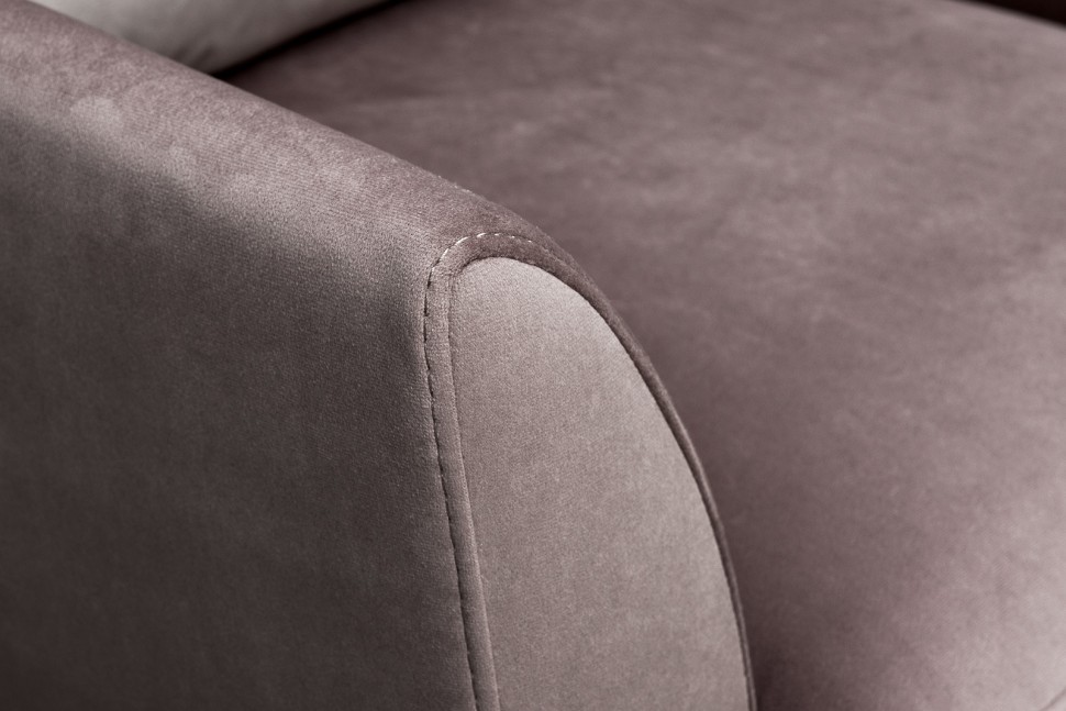 Кресло Siena велюр коричнвый Colt1012-ROSKOR 17 83*82*93см (TT-00016635)