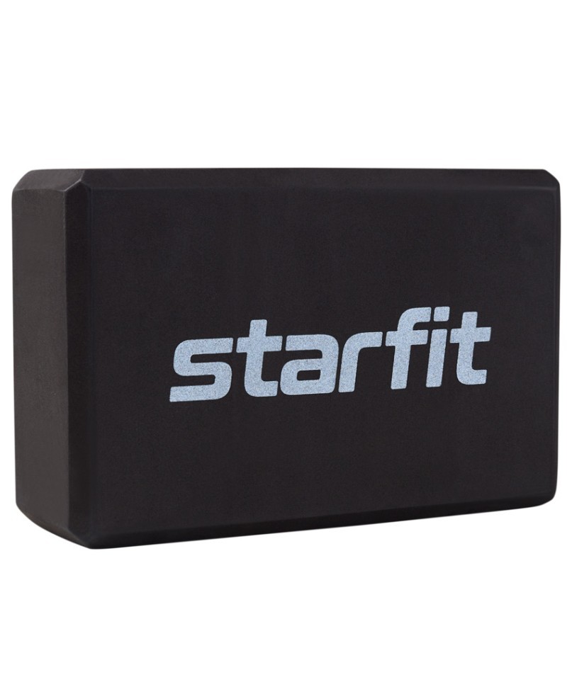 Блок для йоги STARFIT YB-200 EVA, черный (2113204)