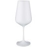 Набор бокалов для вина "sandra sprayed white" из 6 шт. 450 мл. высота=24 см. Bohemia Crystal (674-717)