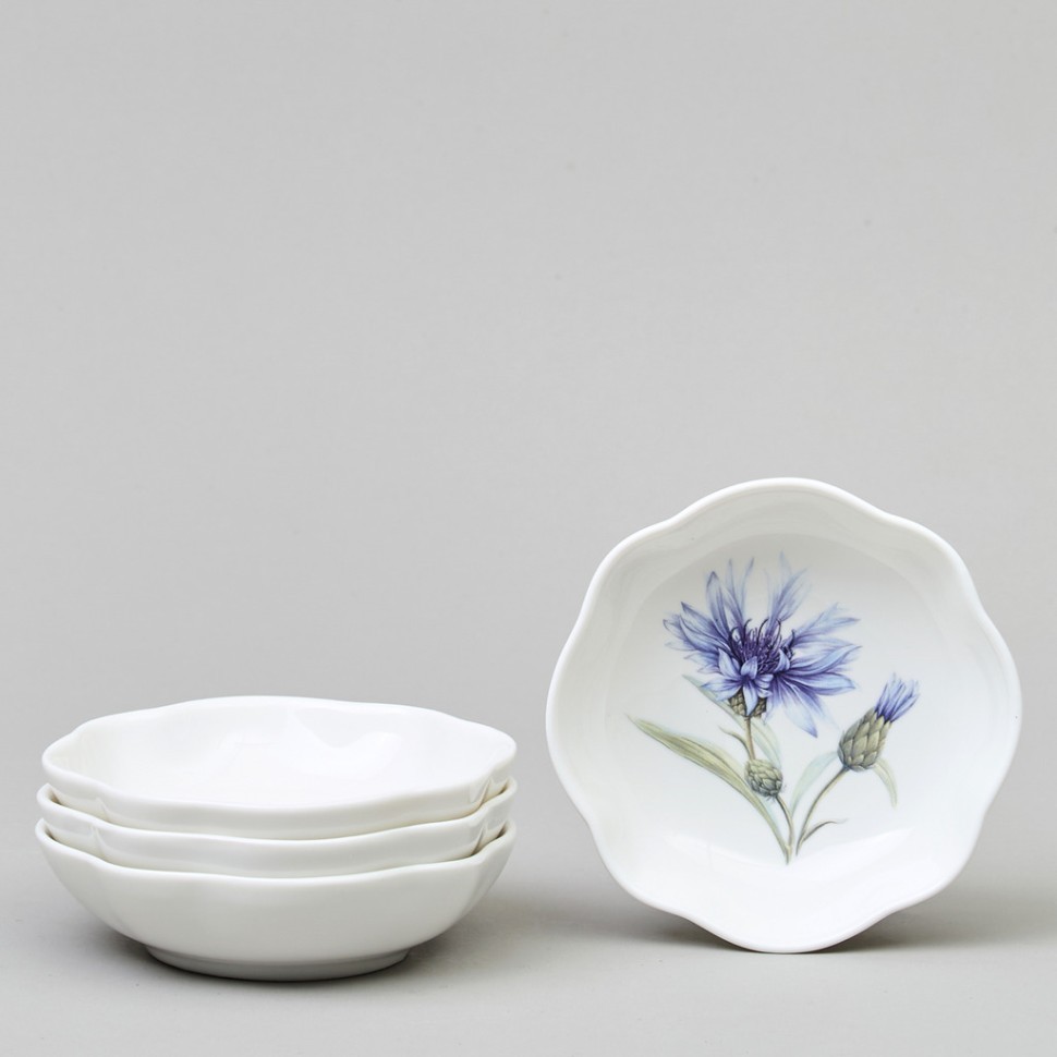 Набор розеток lefard "васильки" 4 шт. 10 см Lefard (760-836)