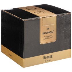 Банка для сыпучих bronco "bronze" 11*14 см 950 мл Bronco (474-186)