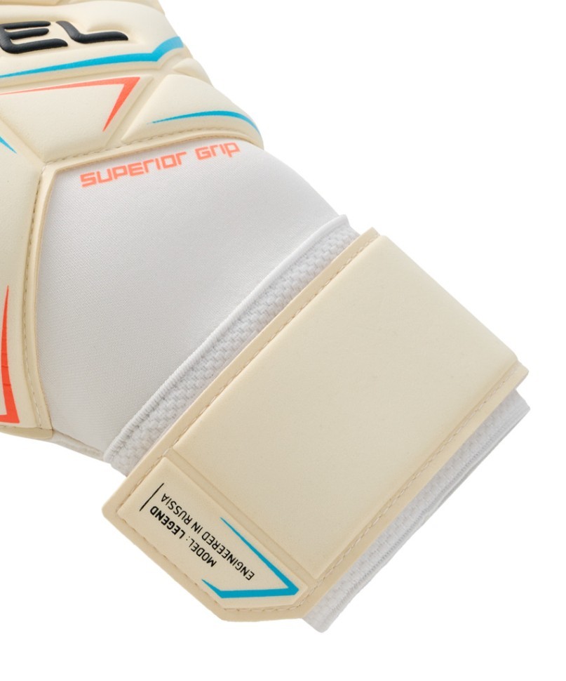 Перчатки вратарские JOGEL Legend SL4 Roll Negative, белый (2119294)