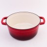 Кастрюля чугун 3,6 л эмаль/покрытие красная Mayer&Boch (40630)