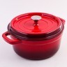 Кастрюля чугун 3,6 л эмаль/покрытие красная Mayer&Boch (40630)