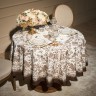 Скатерть круглая "rich garden" 190 см,белый ,100% хлопок ,твил с пропиткой Lefard (850-754-23)