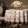 Скатерть круглая "rich garden" 190 см,белый ,100% хлопок ,твил с пропиткой Lefard (850-754-23)