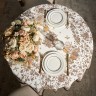 Скатерть круглая "rich garden" 190 см,белый ,100% хлопок ,твил с пропиткой Lefard (850-754-23)
