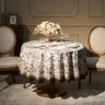 Скатерть круглая "rich garden" 190 см,белый ,100% хлопок ,твил с пропиткой Lefard (850-754-23)