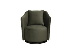 Кресло Verona вращающееся, велюр т.зеленый Colt1011-TZEL/бронза 70*77*80см (TT-00016633)