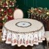 Скатерть  d185 cm круглая, "щелкунчик" цвет: бежевый, tm lefard, полиэстер 100% Lefard (986-002-25)
