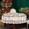 Скатерть  d185 cm круглая, "щелкунчик" цвет: бежевый, tm lefard, полиэстер 100% Lefard (986-002-25)