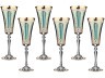 Набор бокалов для шампанского из 6 шт. "сиело" 180 мл.высота=22 см. Combi (666-054)