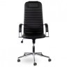 Кресло офисное BRABIX Pilot EX-610 CH premium хром кожзам черное 532418 (1) (94559)