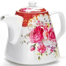 Заварочный чайник 1,1л "Цветы" LR (х18) " (26546)