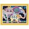 Алмазная мозаика сияющая 40х50 см ОСТРОВ СОКРОВИЩ Индийские слоны без подрамн 662452 (1) (95418)