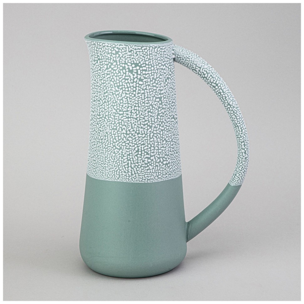 Ваза коллекция "жемчужина" 18,2*11,5*25,3см цвет: мятный Lefard (374-130)