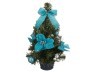 Изделие декоративное"елочка с голубыми цветами" высота= 30 см.без упаковки (кор=84 шт.) Polite Crafts&gifts (161-148)