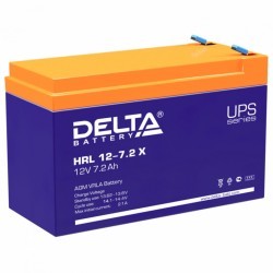 Аккумуляторная батарея для ИБП 12 В 7,2 Ач 151х65х94 мм DELTA HRL 12-72 X 354904 (1) (93394)