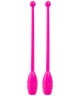 Булавы для художественной гимнастики AC-01, 45 см, розовый (848540)