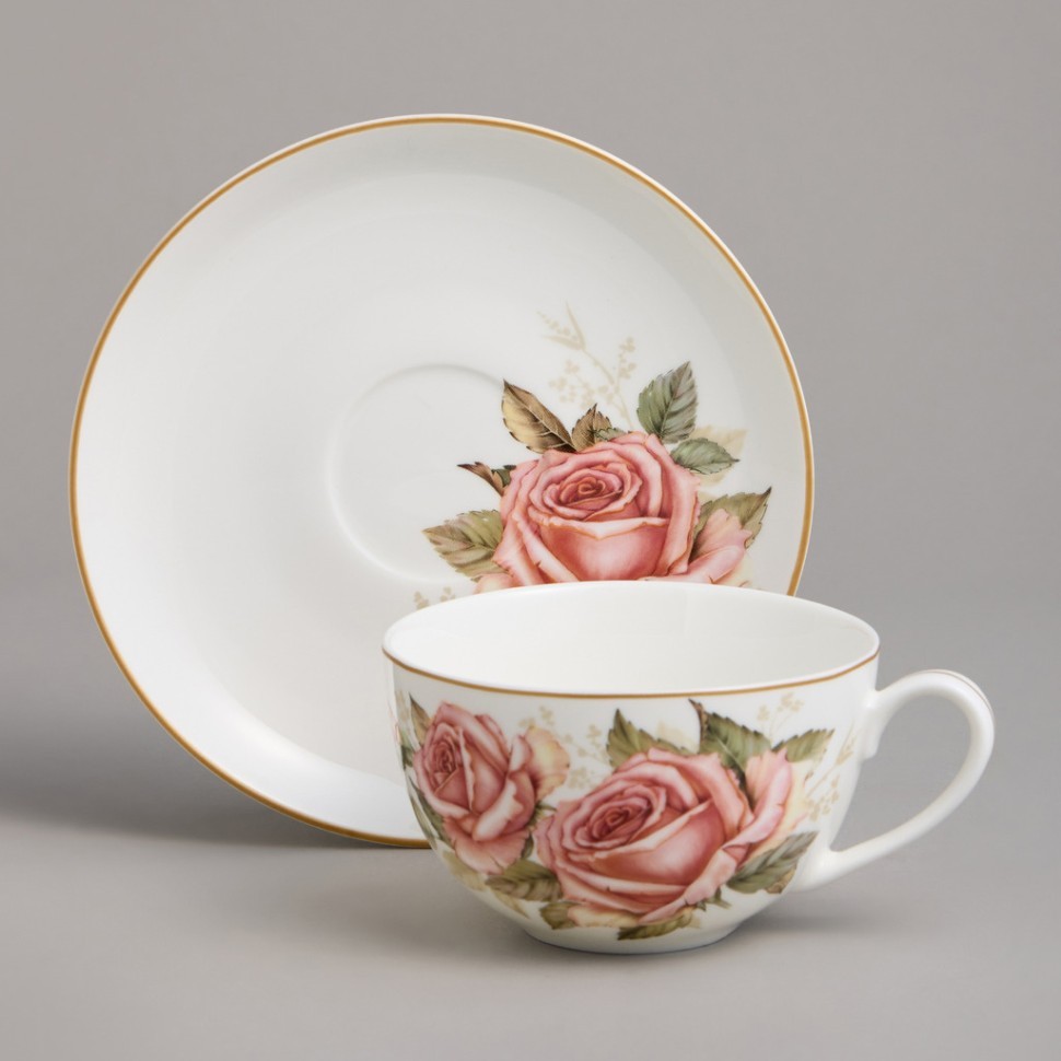 Чайная пара lefard "корейская роза" 300 мл Lefard (590-678)