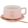 Чайный набор "break time" на 1пер.  3пр. 250мл, розовый Lefard (90-1023)