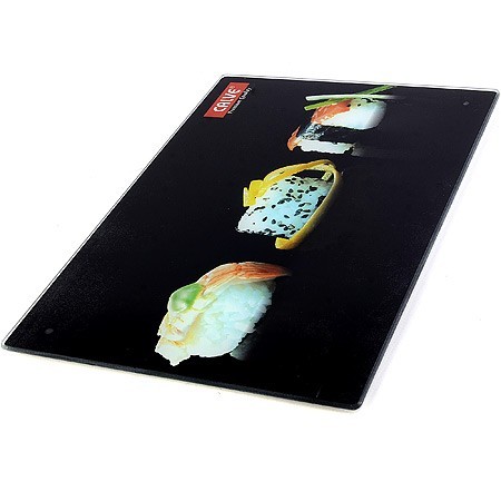 Доска разделочная 20*30 см, стеклянная, суши 3 (CL-7068C)