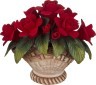 Изделие декоративное "корзинка с розами" 14*11*12 см NAPOLEON (303-114)