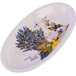 Блюдо сервировочное 28,2х14,5х3,5см Утренняя свежесть доломит LR (60200) Блюдо сервировочное 28,2х14,5х3,5см Утренняя свежесть доломит LR (60200)