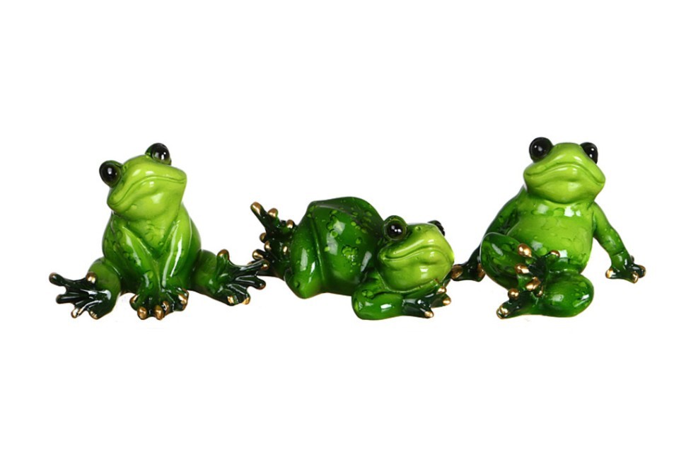 Комплект фигурок из 3 шт. "фрогги" 9*6*6,5 см. Lefard (146-123)