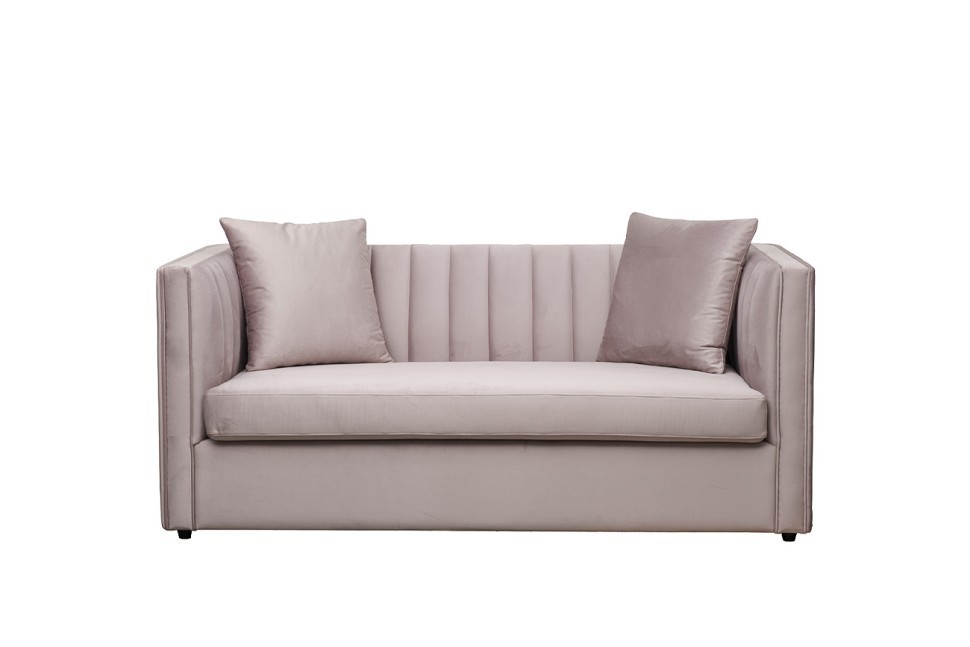 Диван Paolo/VR двухместн.раскл. велюр беж. Colt1001 182*90*78см,2 под. (TT-00015084)