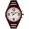 Часы настенные кварцевые "watch" цвет:черный 41*26 см циферблат 20,5 см Lefard (220-445)