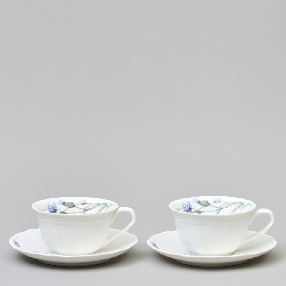 Чайный набор lefard "васильки" на 2 пер. 4 пр. 250 мл Lefard (760-826)