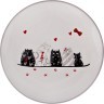 Тарелка десертная "кошкин дом" 20,3*20,3*2 см. (кор=48 шт.) Lefard (230-061)