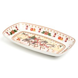 Блюдо lefard "тройка" прямоуг. 25*16*3 см белое Lefard (85-1726-1)