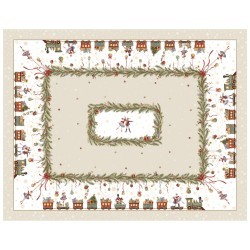 Скатерть  140х180 cm прямоугольная, "щелкунчик" цвет: бежевый, tm lefard, полиэстер 100% Lefard (986-002-19)