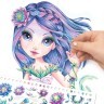 Серия Nenuphia: Раскраска для девочек (35 скетч страниц, 5 цветных карандашей) (11132_NSDA)