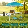 Комплект складной мебели (стол и 4 стула) туристический садовый СТАНДАРТ DASWERK 680045 (1) (97102)
