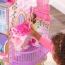 Деревянный кукольный домик "Радужные Мечты", с мебелью 15 предметов в в наборе, для кукол 30 см (20050_KE)