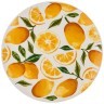 Тарелка десертная серия "сочные лимоны" 19,8*2,5см (кор=40 шт.) Lefard (489-143)