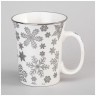 Кружка lefard 310мл серебро  снежинки   мал уп=12шт Lefard (97-758)
