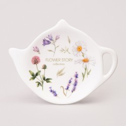 Подставка под чайный пакетик agness "flower story" 12*8,5*1,5 см Agness (358-2184)