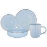 Набор посуды обеденный bronco "solo" на 4 пер. 16 предметов бледно-голубой Bronco (577-163)